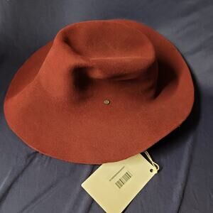 Maison Michel Paris Hat Burgundy